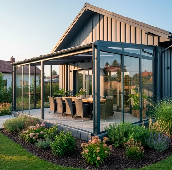 zabudowy tarasów szkłem VSG