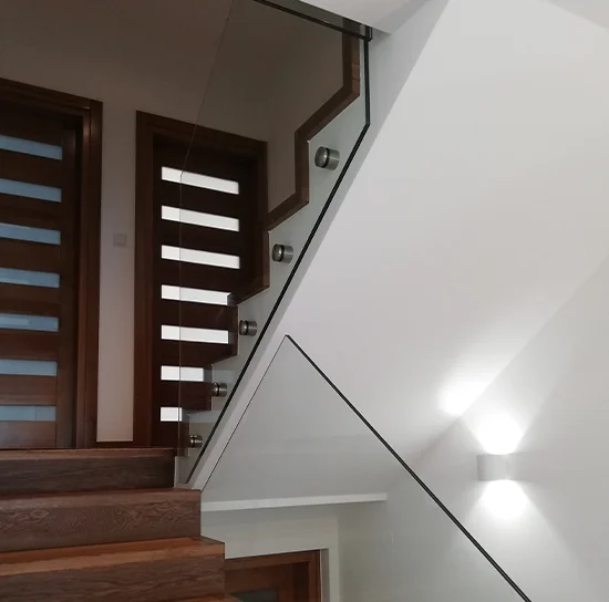 Szklana balustrada na wymiar